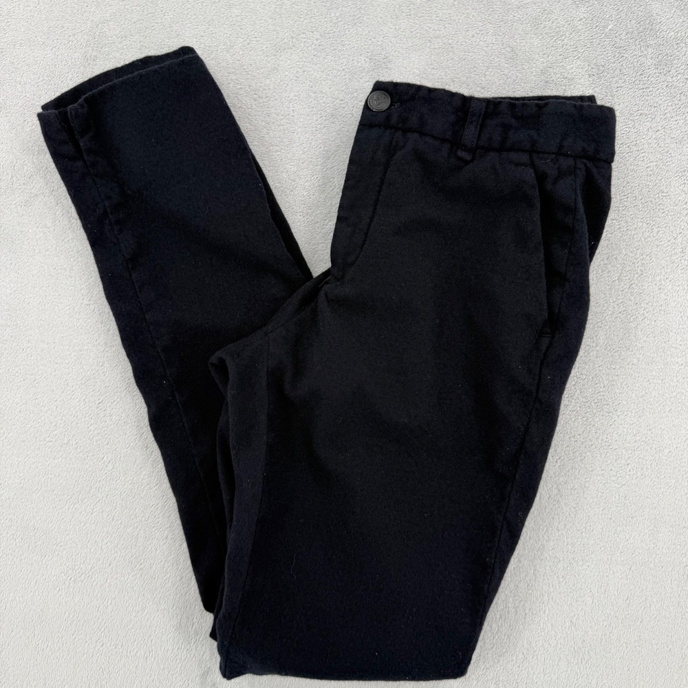 Rag & Bone Black Wool Blend Slim Leg Tailored Trousers Pants Made in USA Size 6